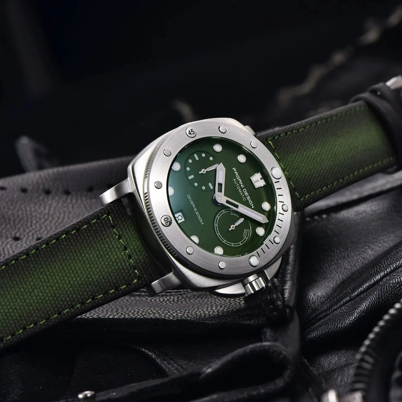 2023 PAGANI DESIGN New Men Mechanical Watch Luxury Sapphire Glass Automatic Watch 200M Waterproof Stainless Steel Watch for Men