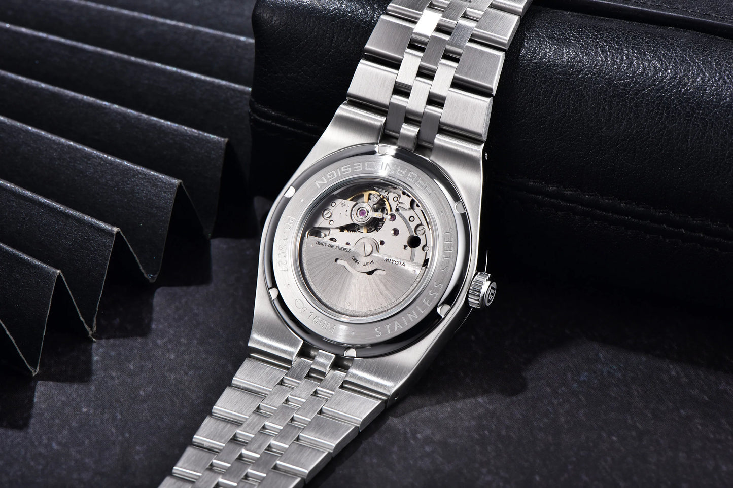 PAGANI DESIGN Men Watches 2025 New 3D Rhombus Dial Automatic Watch Men Stainless steel Mechanical Wristwatch Men For MIYOTA 8215