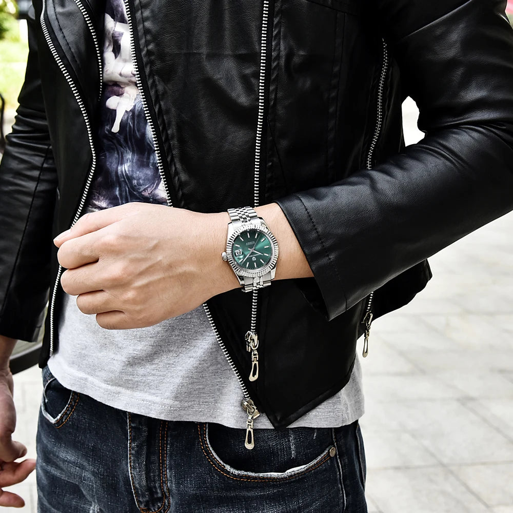 PAGANI DESIGN 2024 New PD-1645 Men's Mechanical Watch Top Brand Luxury  Automatic100M Waterproof Stainless Steel Men's Watch