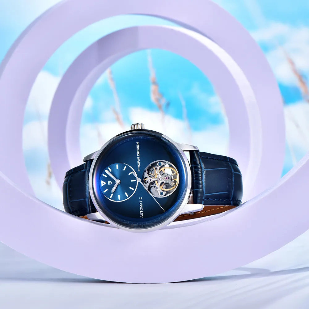 PAGANI DESING Watch 2025 New Simple Men Mechanical Watches Top Brand Business Waterproof 10Bar Leather Automatic Watch for Men
