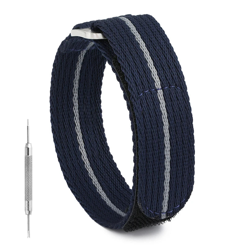 Nylon Watch Strap 20mm 22mm Sports Fabric Wristband Belt Universal Replacement Sport Watch Bands Wristwatch Bracelet