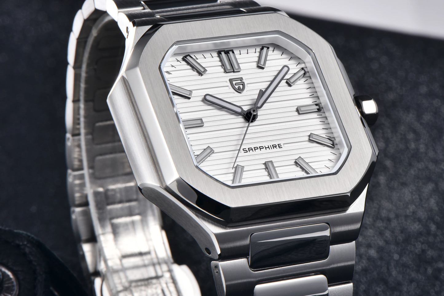 PAGANI DESIGN 2025 watch men's luxury retro quartz men's watch stainless steel sapphire crystal TMI VH31 movement 50m waterproof