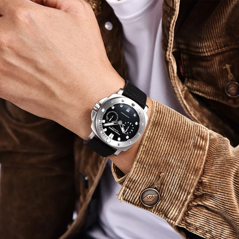 2023 PAGANI DESIGN New Men Mechanical Watch Luxury Sapphire Glass Automatic Watch 200M Waterproof Stainless Steel Watch for Men