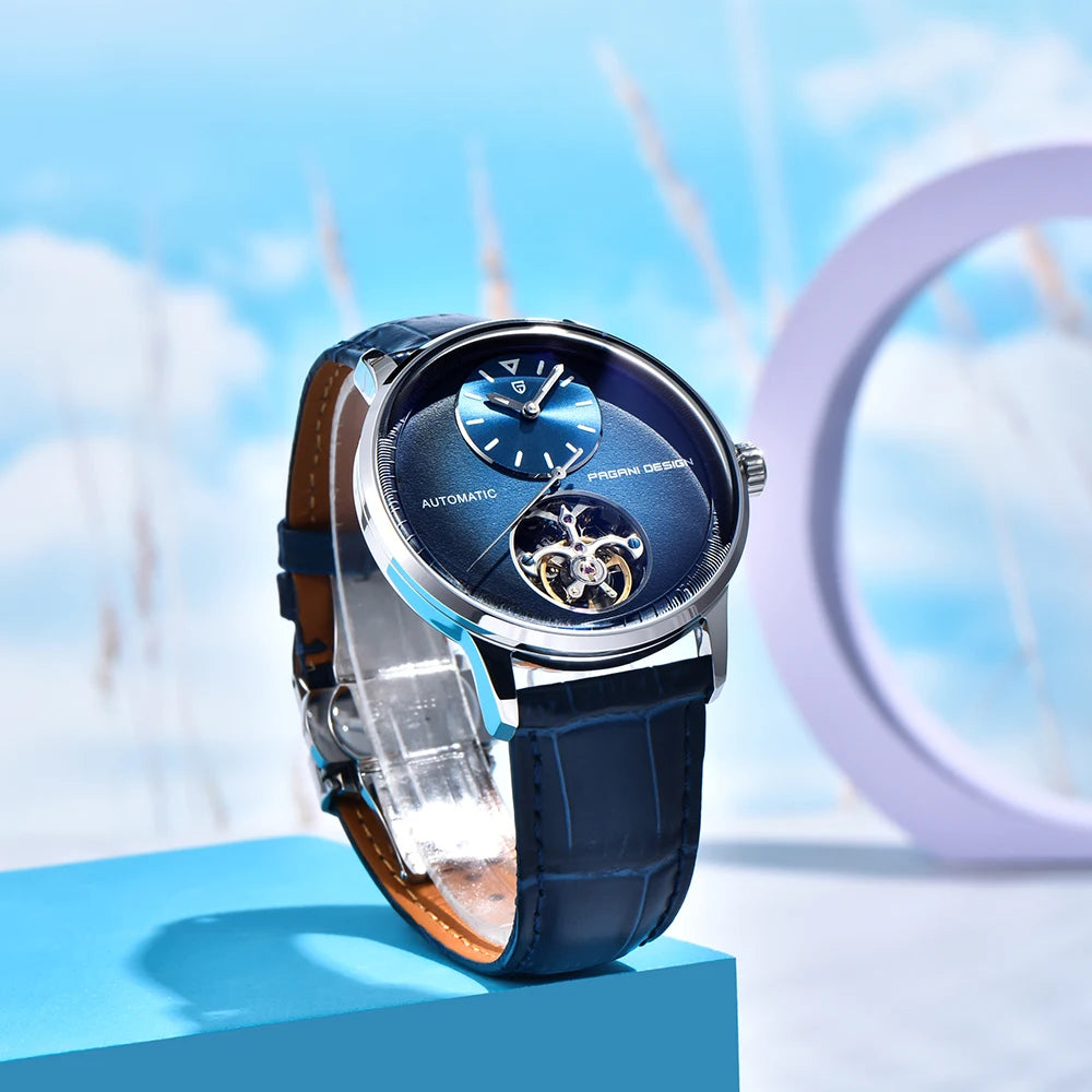 PAGANI DESING Watch 2025 New Simple Men Mechanical Watches Top Brand Business Waterproof 10Bar Leather Automatic Watch for Men