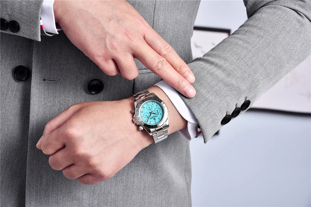 PAGANI DESIGN V2 40MM Luxury Men's Watches Top Brand Men's Sports Quartz Watches Sapphire Glass Automatic Date Speed Chronograph