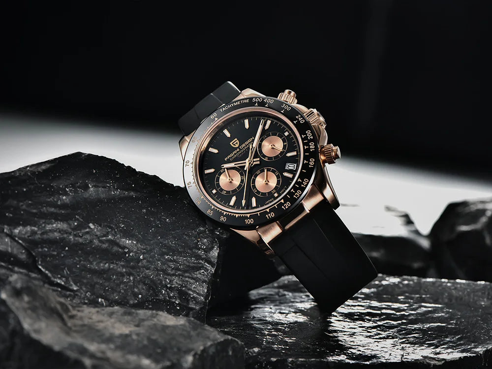 Pagani 2025 latest design men's luxury quartz watch high-quality sapphire glass VK63 fashion men's chronograph 100 m waterproof