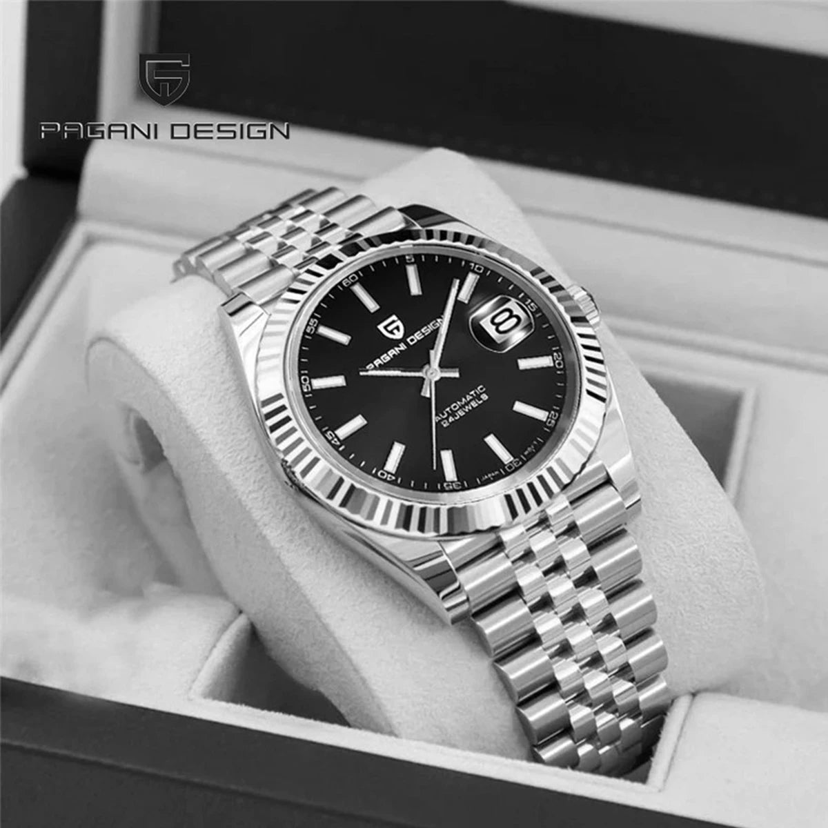 PAGANI DESIGN 2024 New PD-1645 Men's Mechanical Watch Top Brand Luxury  Automatic100M Waterproof Stainless Steel Men's Watch