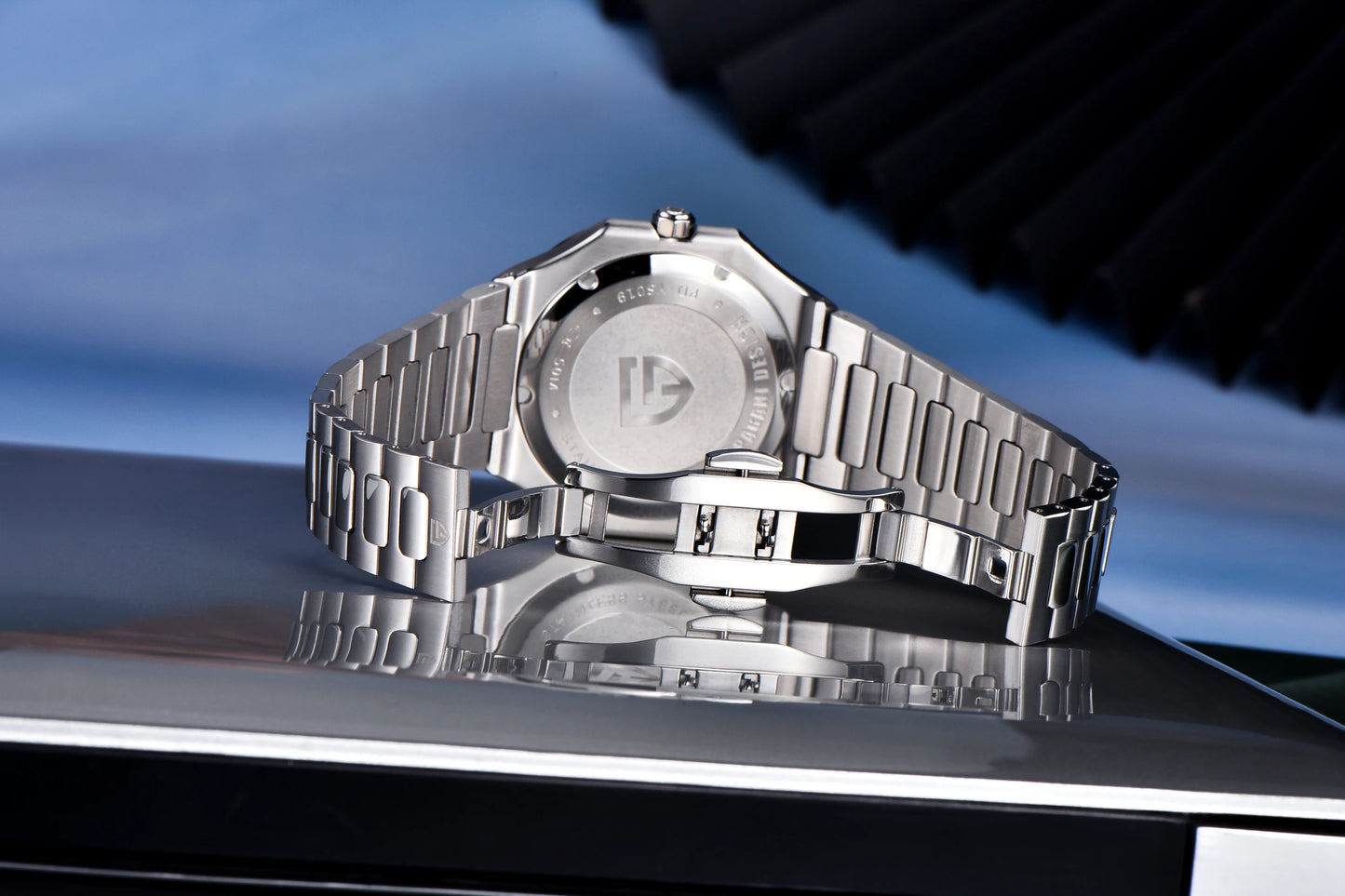 PAGANI DESIGN 2025 watch men's luxury retro quartz men's watch stainless steel sapphire crystal TMI VH31 movement 50m waterproof