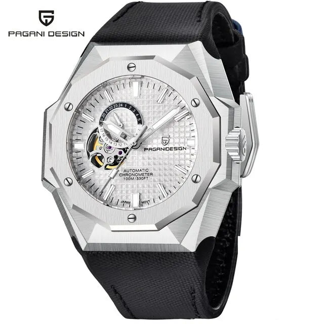 2024 New PAGANI DESIGN Automatic Watch For Men Mechanical Wristwatch NH39A Movt Stainless Steel Sapphire Glass Waterproof Clock