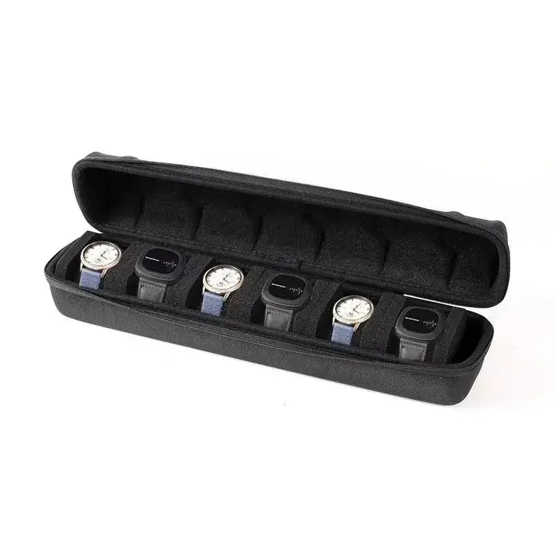 Watch Box Organizer for Men or Women Watch Travel Case Portable Storage Watch Display Holder for Wristwatches and Smart Watches