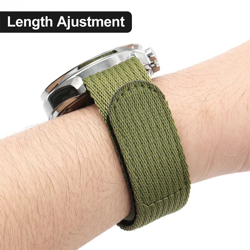 Nylon Watch Strap 20mm 22mm Sports Fabric Wristband Belt Universal Replacement Sport Watch Bands Wristwatch Bracelet