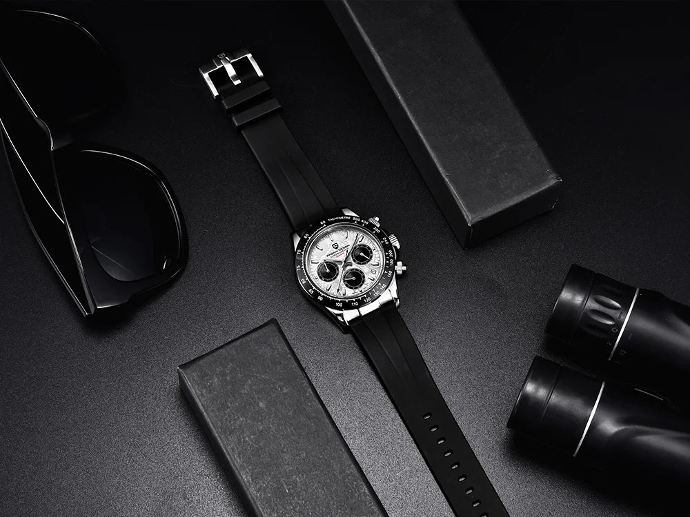 Pagani 2025 latest design men's luxury quartz watch high-quality sapphire glass VK63 fashion men's chronograph 100 m waterproof