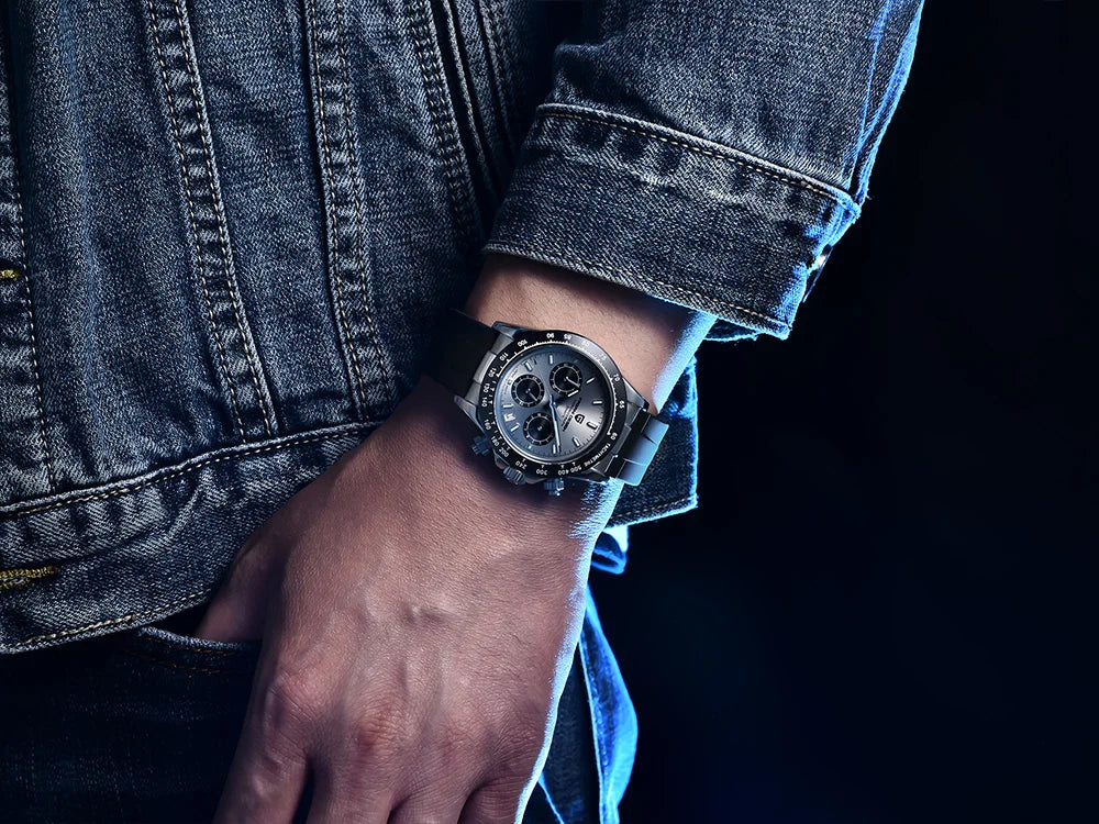 Pagani 2025 latest design men's luxury quartz watch high-quality sapphire glass VK63 fashion men's chronograph 100 m waterproof