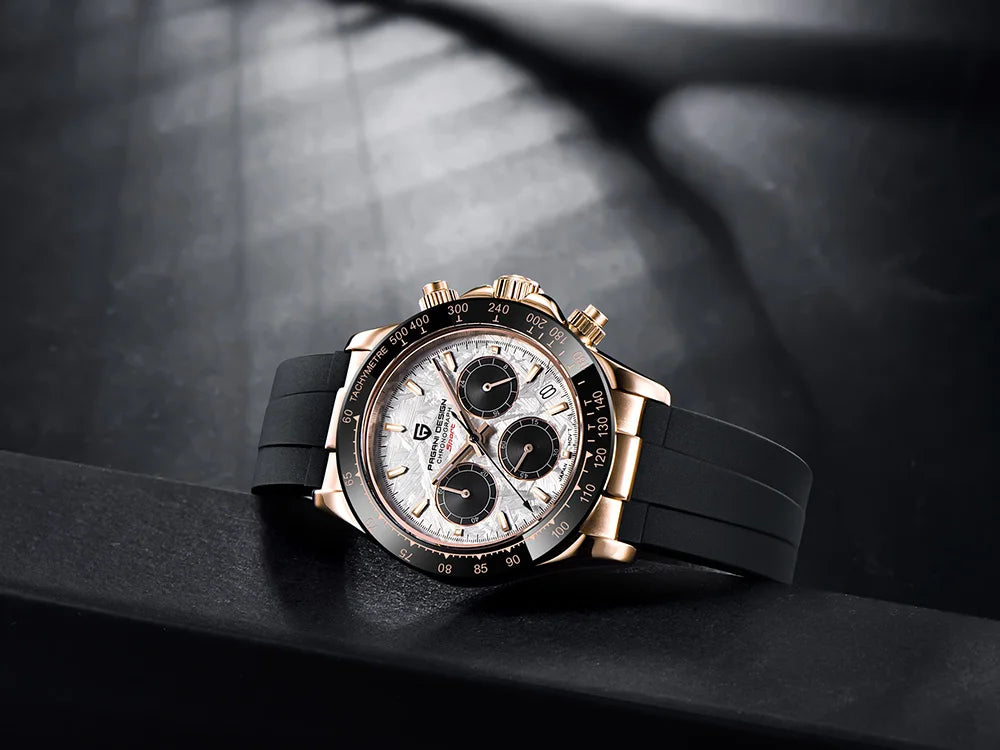 Pagani 2025 latest design men's luxury quartz watch high-quality sapphire glass VK63 fashion men's chronograph 100 m waterproof