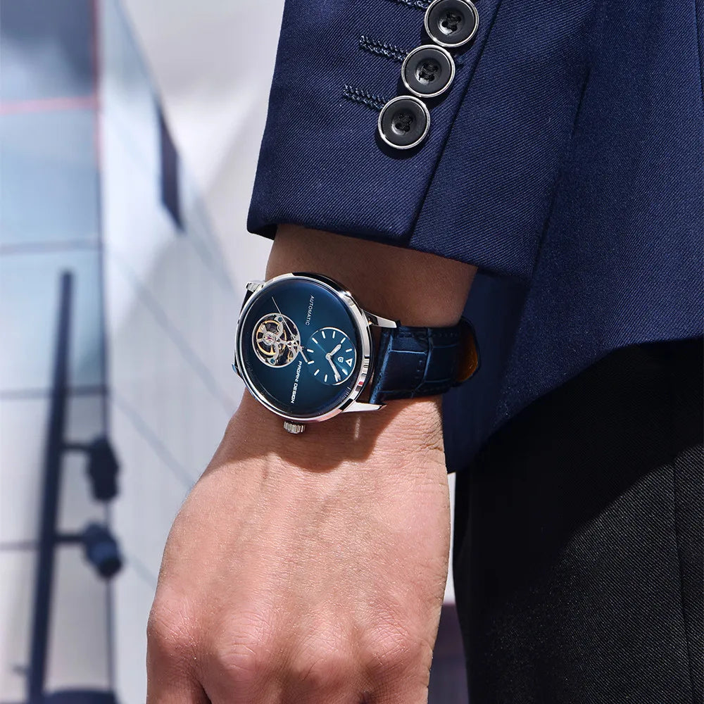 PAGANI DESING Watch 2025 New Simple Men Mechanical Watches Top Brand Business Waterproof 10Bar Leather Automatic Watch for Men