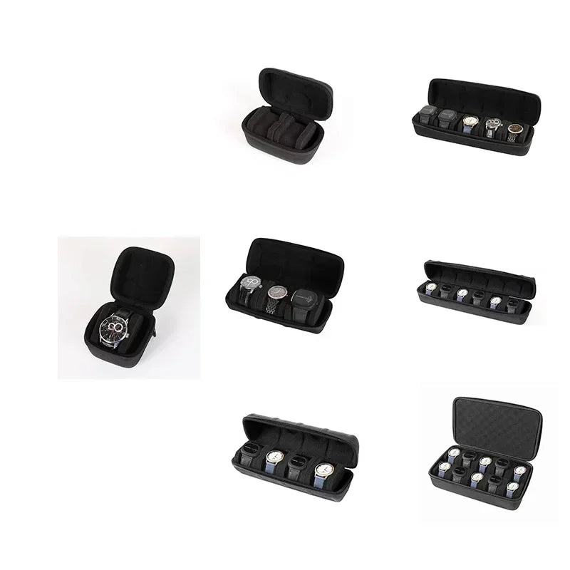 Watch Box Organizer for Men or Women Watch Travel Case Portable Storage Watch Display Holder for Wristwatches and Smart Watches