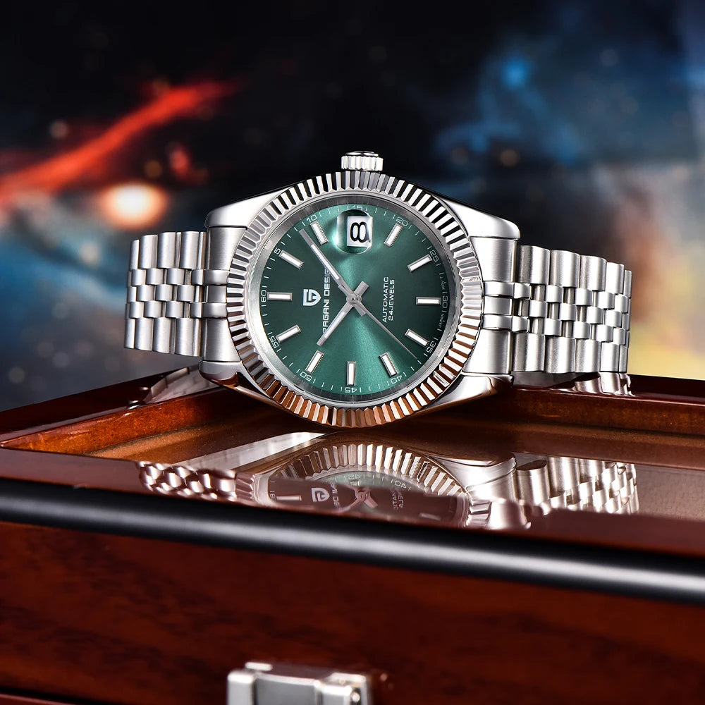 PAGANI DESIGN 2024 New PD-1645 Men's Mechanical Watch Top Brand Luxury  Automatic100M Waterproof Stainless Steel Men's Watch