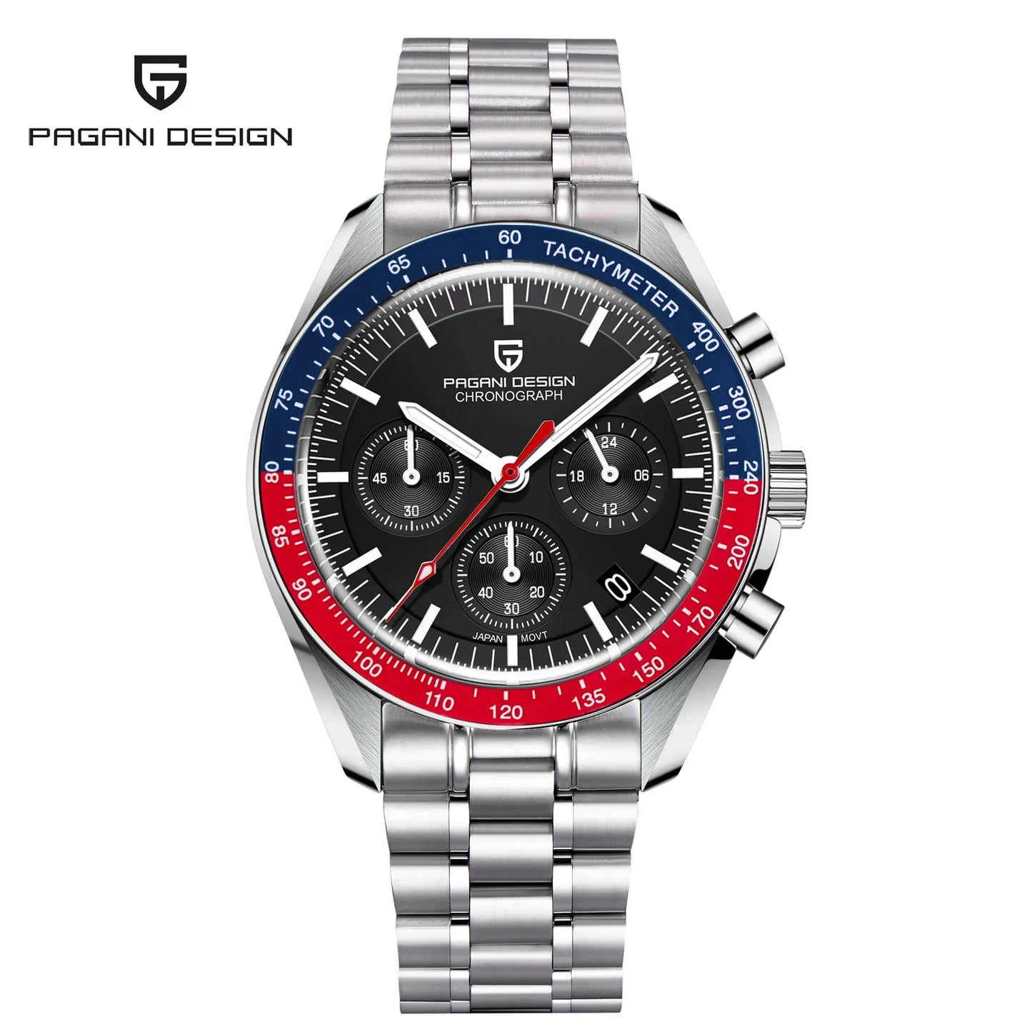 PAGANI DESIGN 2025 New AK Project Men's Watches Luxury Quartz Wrist Watch For Men AR Sapphire Speed Chronograph Automatic Date