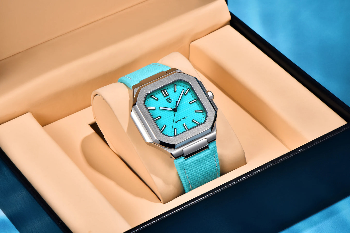 PAGANI DESIGN 2025 watch men's luxury retro quartz men's watch stainless steel sapphire crystal TMI VH31 movement 50m waterproof