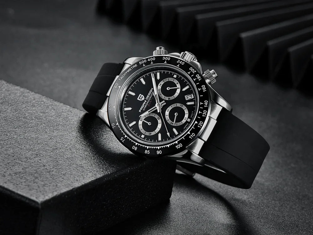 Pagani 2025 latest design men's luxury quartz watch high-quality sapphire glass VK63 fashion men's chronograph 100 m waterproof
