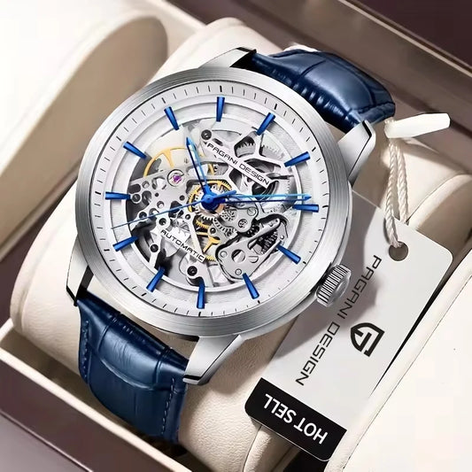 PAGANI DESIGN New Luxury Automatic Mechanical Watch Simple Sports Waterproof Leisure Retro Leather Business Watches for Man