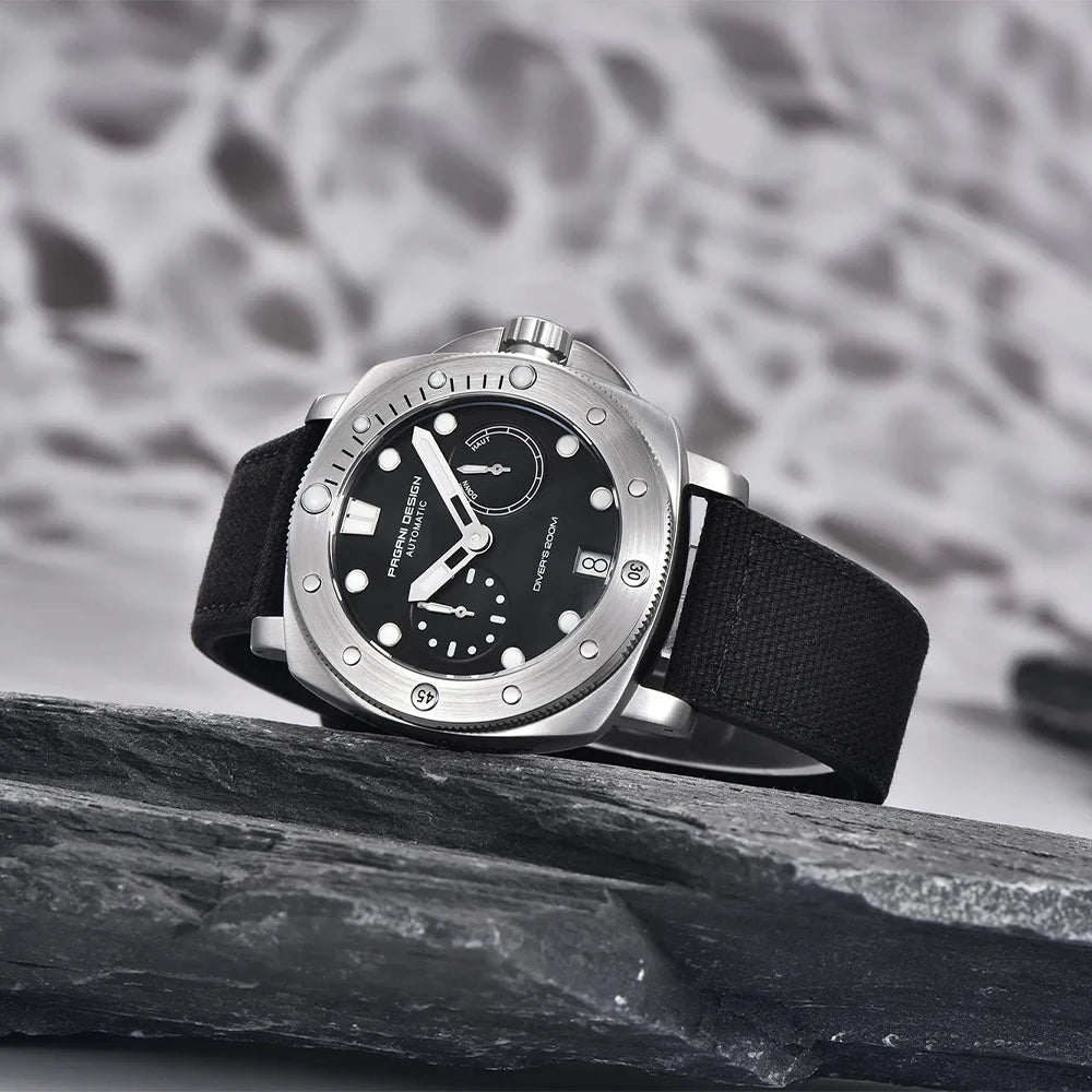 2023 PAGANI DESIGN New Men Mechanical Watch Luxury Sapphire Glass Automatic Watch 200M Waterproof Stainless Steel Watch for Men