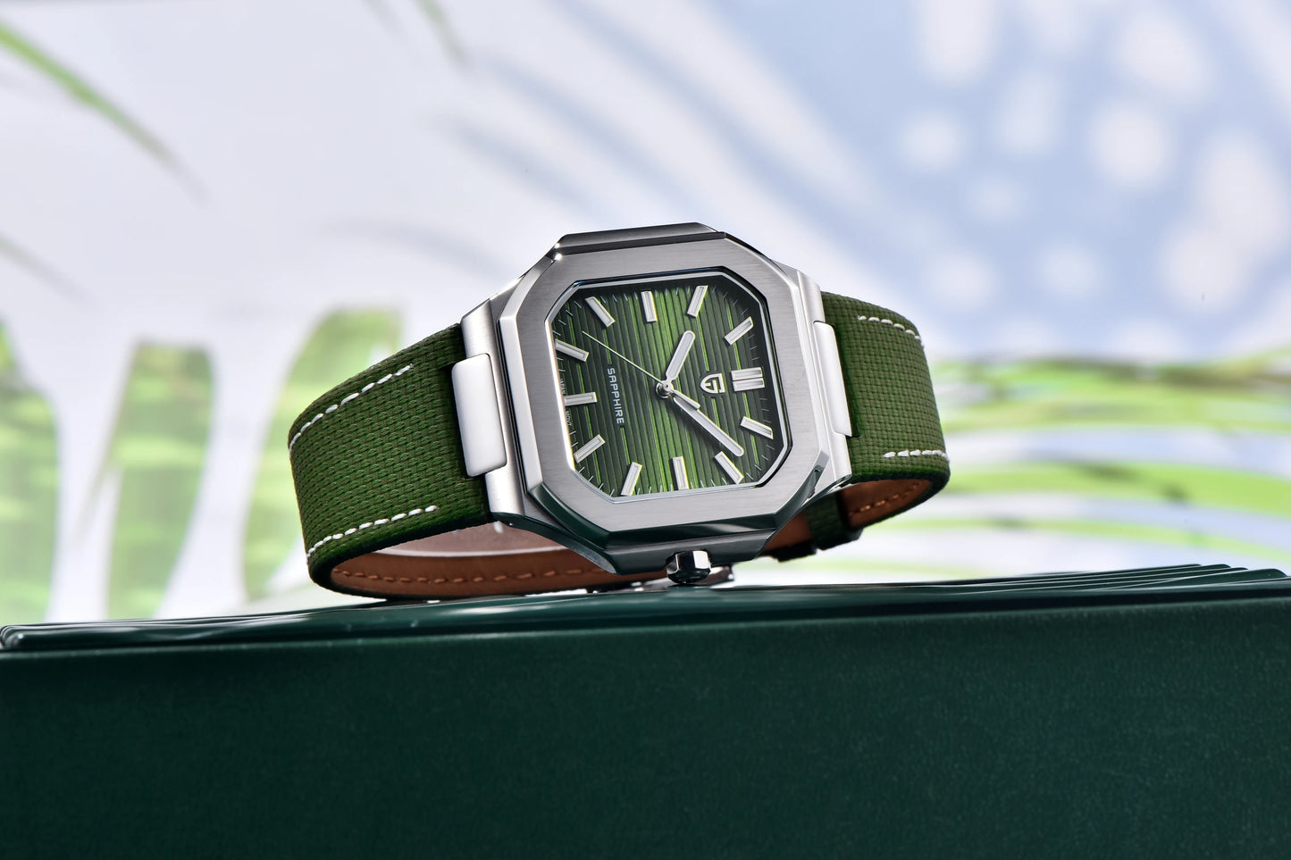 PAGANI DESIGN 2025 watch men's luxury retro quartz men's watch stainless steel sapphire crystal TMI VH31 movement 50m waterproof