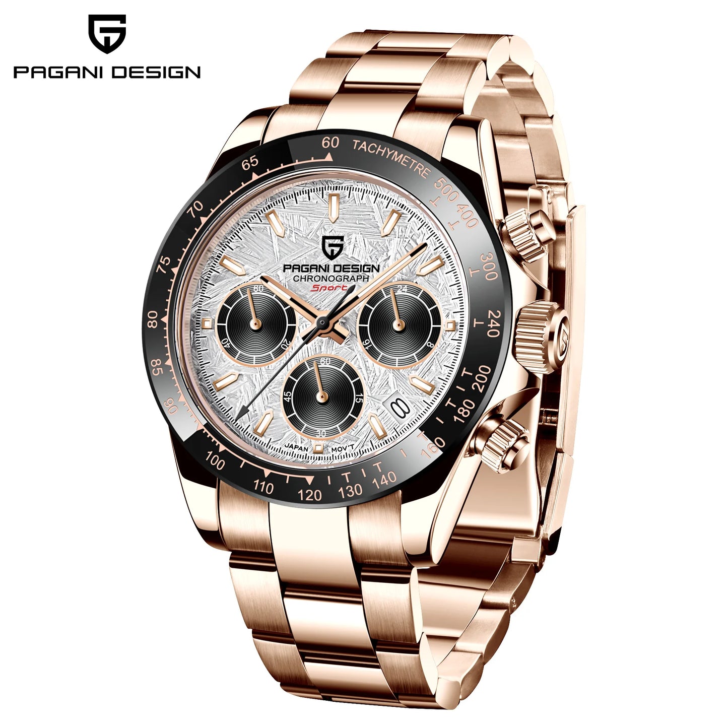 Men's Watch PAGANI DESIGN New Chronograph Quartz Watches For Man Luxury Sapphire Mirror Watches Complete Calendar Men Clock Gift