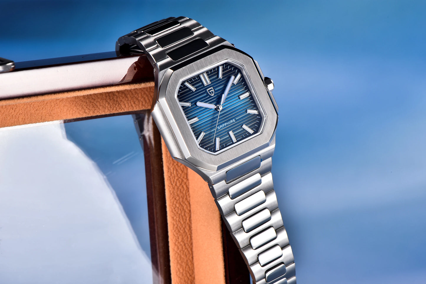 PAGANI DESIGN 2025 watch men's luxury retro quartz men's watch stainless steel sapphire crystal TMI VH31 movement 50m waterproof