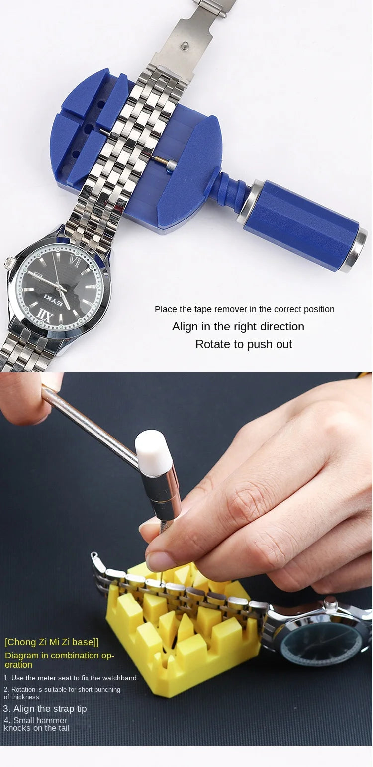 Tools For Repairing Watches Watch Maintenance Adjusting Watch Straps Replacing Batteries 147 Parts Disassembly And Installation