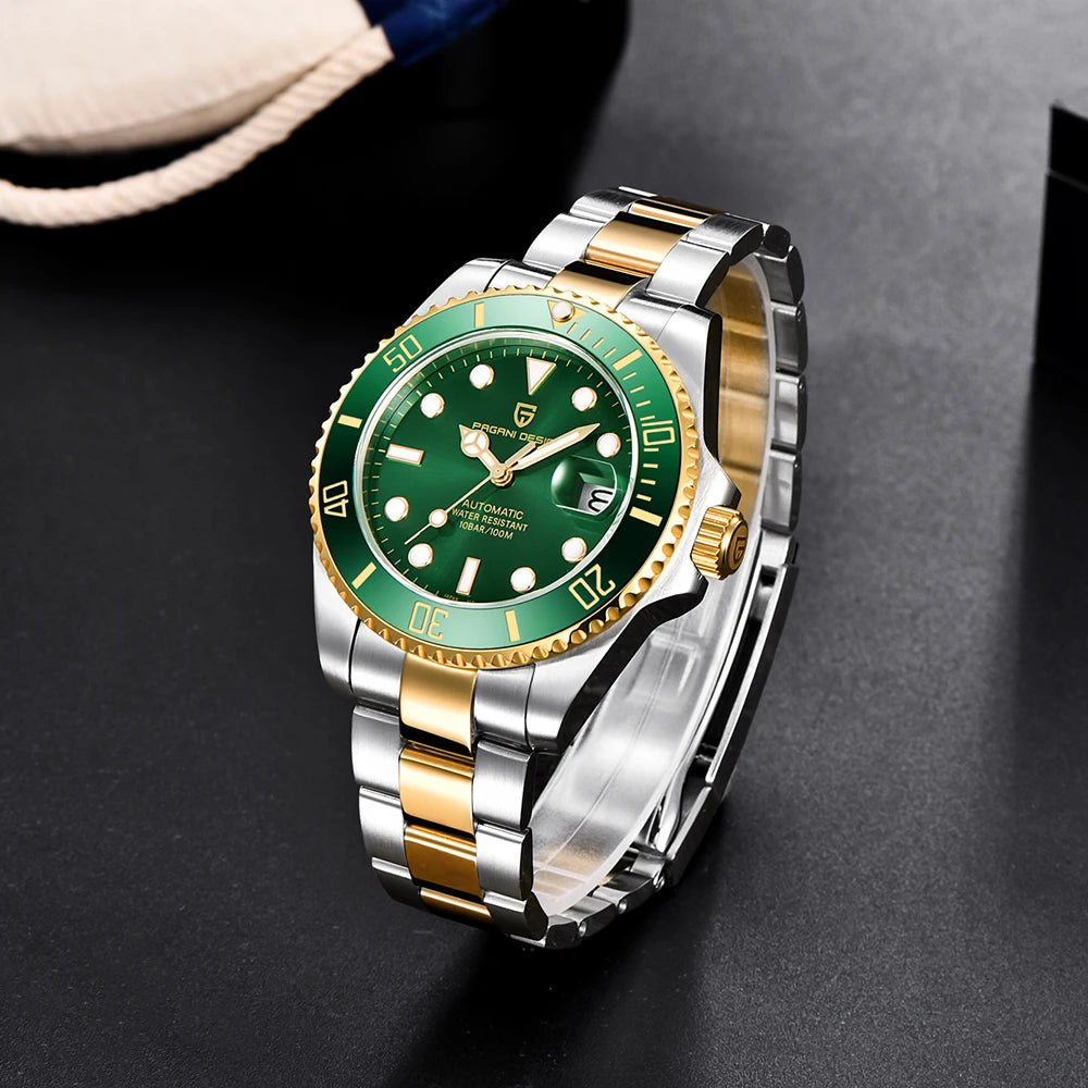 Pagani Design 2025 Men's Watches Automatic Self-Winding Watch For Man Luxury Mechanical Wristwatch Fashion Sapphire Glass Dial