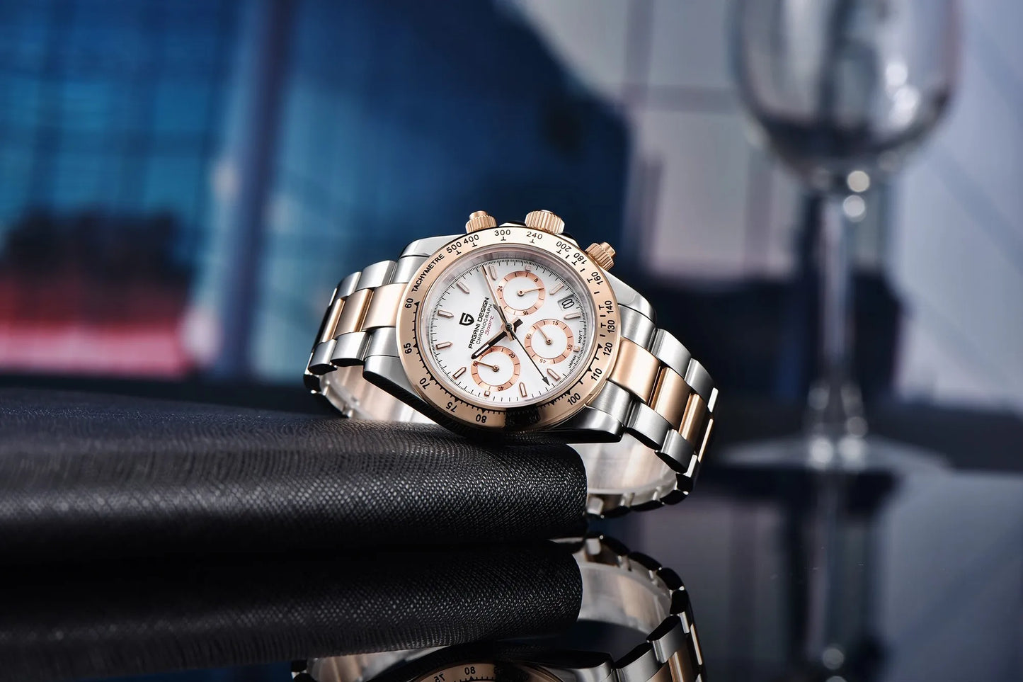 Men's Watch PAGANI DESIGN New Chronograph Quartz Watches For Man Luxury Sapphire Mirror Watches Complete Calendar Men Clock Gift