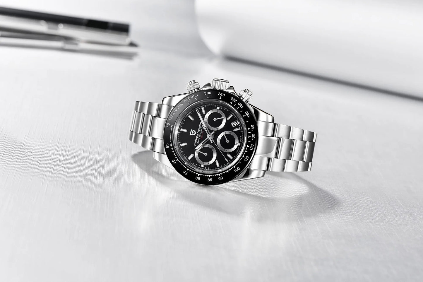 Men's Watch PAGANI DESIGN New Chronograph Quartz Watches For Man Luxury Sapphire Mirror Watches Complete Calendar Men Clock Gift