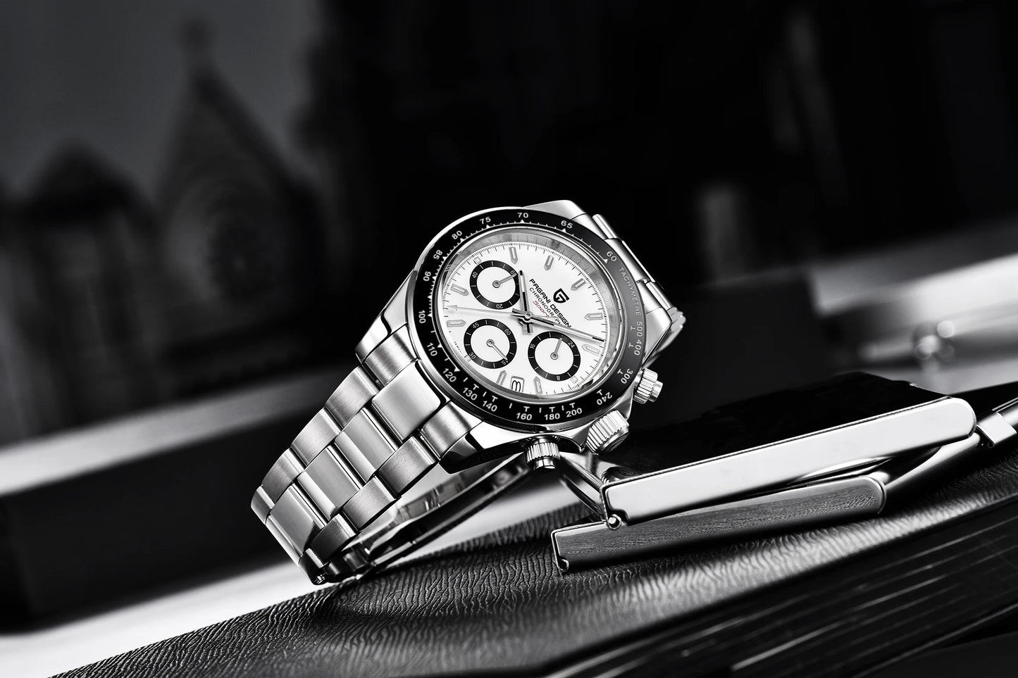 Men's Watch PAGANI DESIGN New Chronograph Quartz Watches For Man Luxury Sapphire Mirror Watches Complete Calendar Men Clock Gift