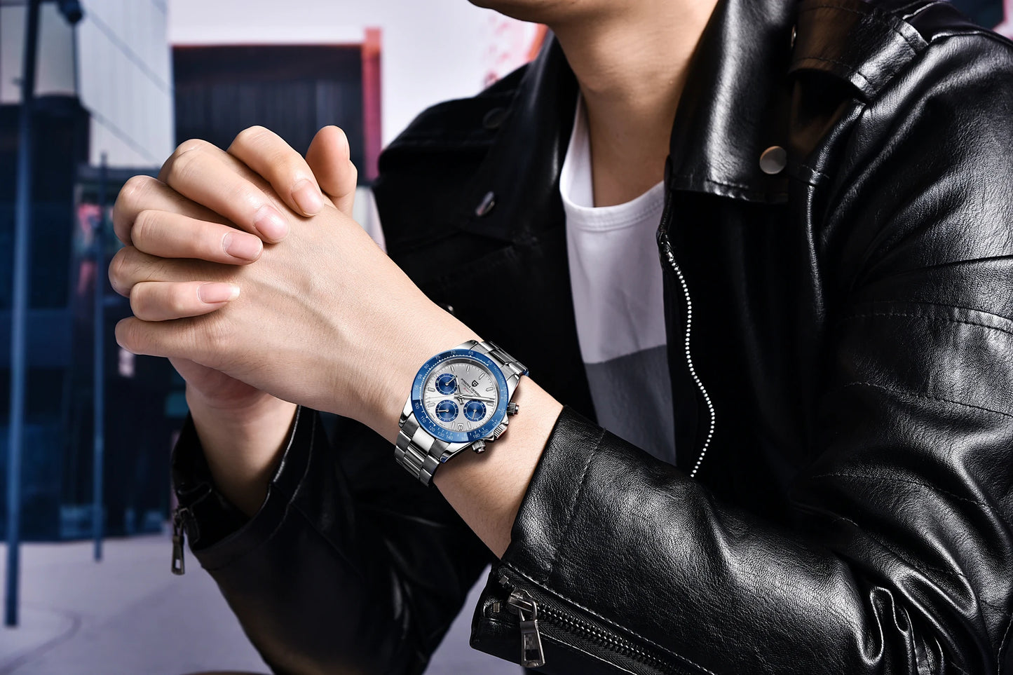 Men's Watch PAGANI DESIGN New Chronograph Quartz Watches For Man Luxury Sapphire Mirror Watches Complete Calendar Men Clock Gift