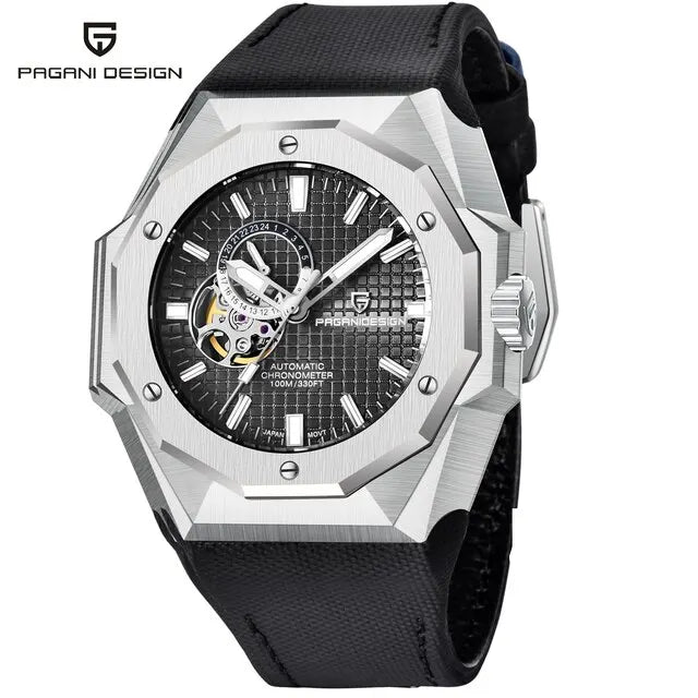 2024 New PAGANI DESIGN Automatic Watch For Men Mechanical Wristwatch NH39A Movt Stainless Steel Sapphire Glass Waterproof Clock