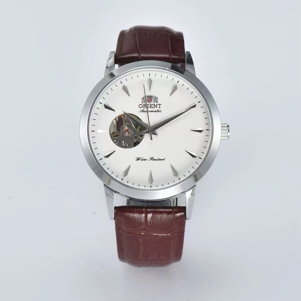 Automatic Mechanical Sport Unisex Orient Watches World Time Fully Functional Skeleton Dial Water Resistant