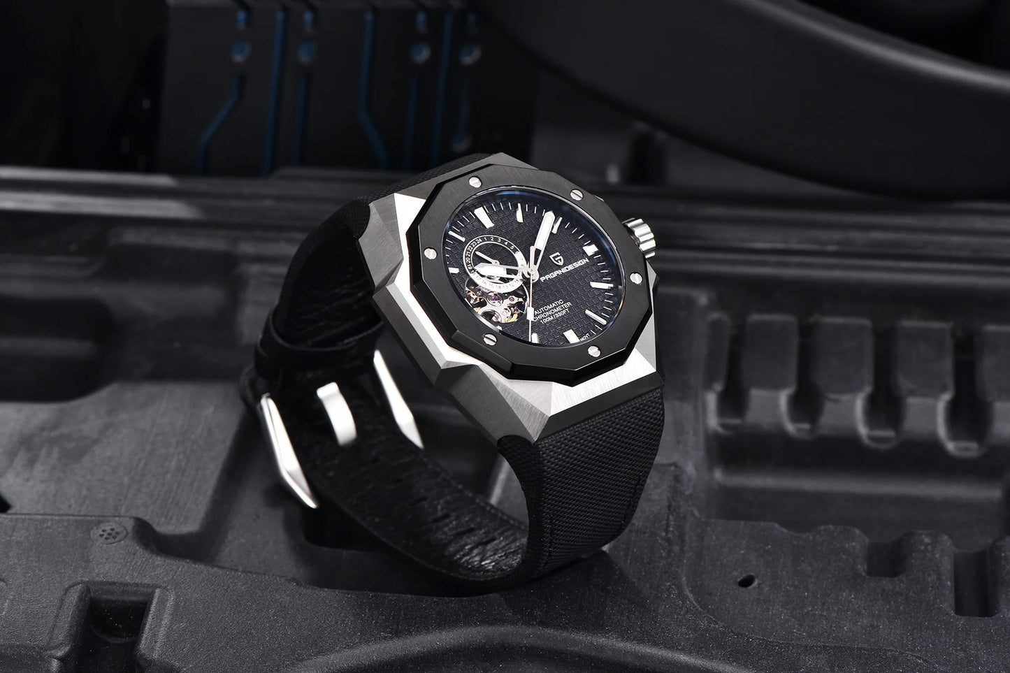 2024 New PAGANI DESIGN Automatic Watch For Men Mechanical Wristwatch NH39A Movt Stainless Steel Sapphire Glass Waterproof Clock