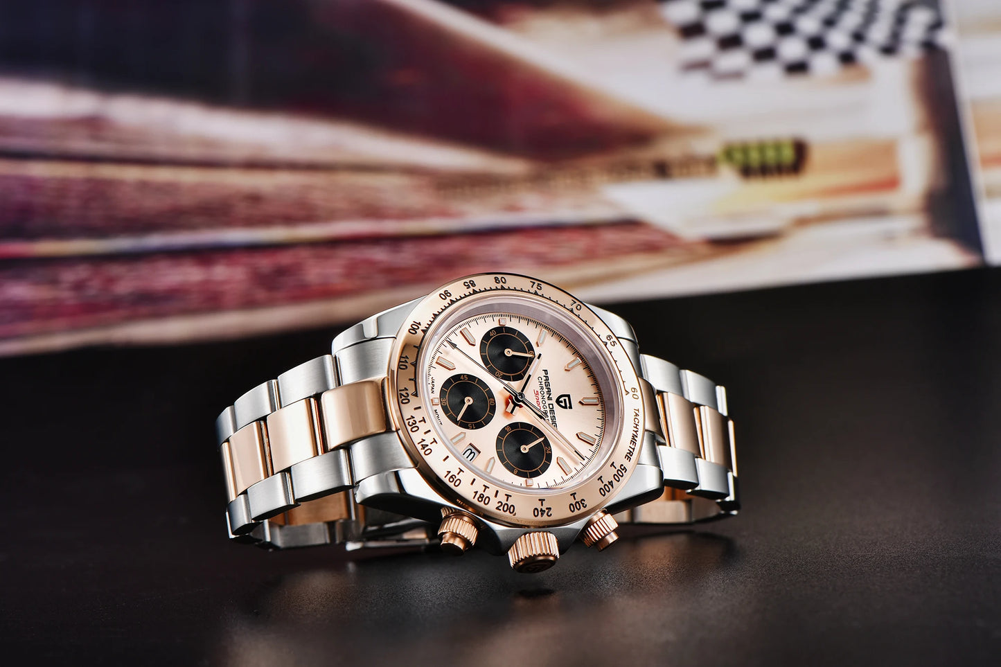 Men's Watch PAGANI DESIGN New Chronograph Quartz Watches For Man Luxury Sapphire Mirror Watches Complete Calendar Men Clock Gift