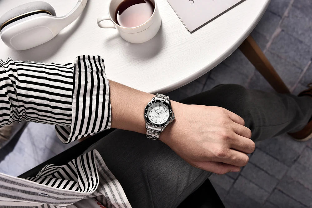 PAGANI DESIGN Men's Watches with Gift Box 2025 New Luxury Automatic Watch Mechanical Wristwatches Sapphire Ceramic Bezel Clocks