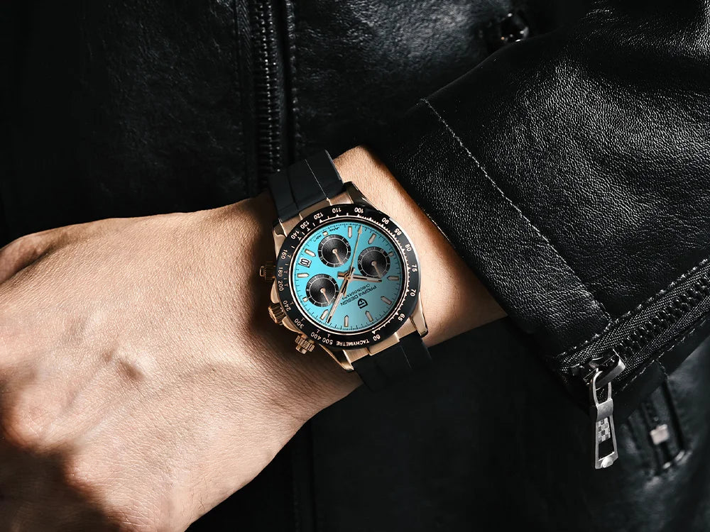 Pagani 2025 latest design men's luxury quartz watch high-quality sapphire glass VK63 fashion men's chronograph 100 m waterproof