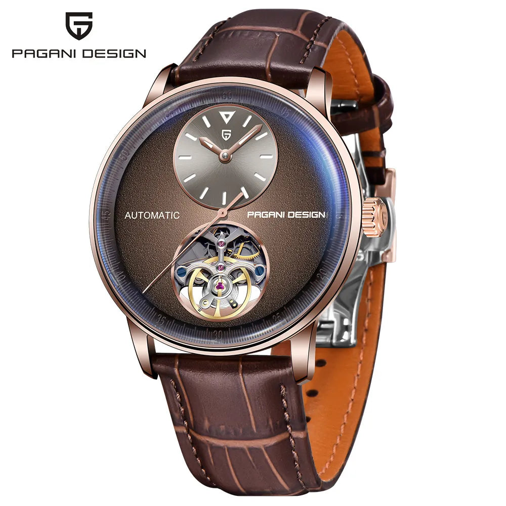 PAGANI DESING Watch 2025 New Simple Men Mechanical Watches Top Brand Business Waterproof 10Bar Leather Automatic Watch for Men