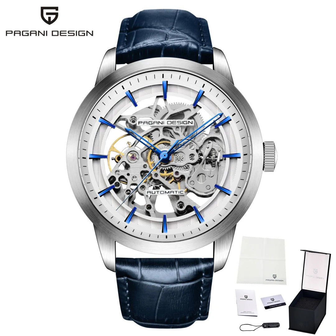 PAGANI DESIGN New Luxury Automatic Mechanical Watch Simple Sports Waterproof Leisure Retro Leather Business Watches for Man