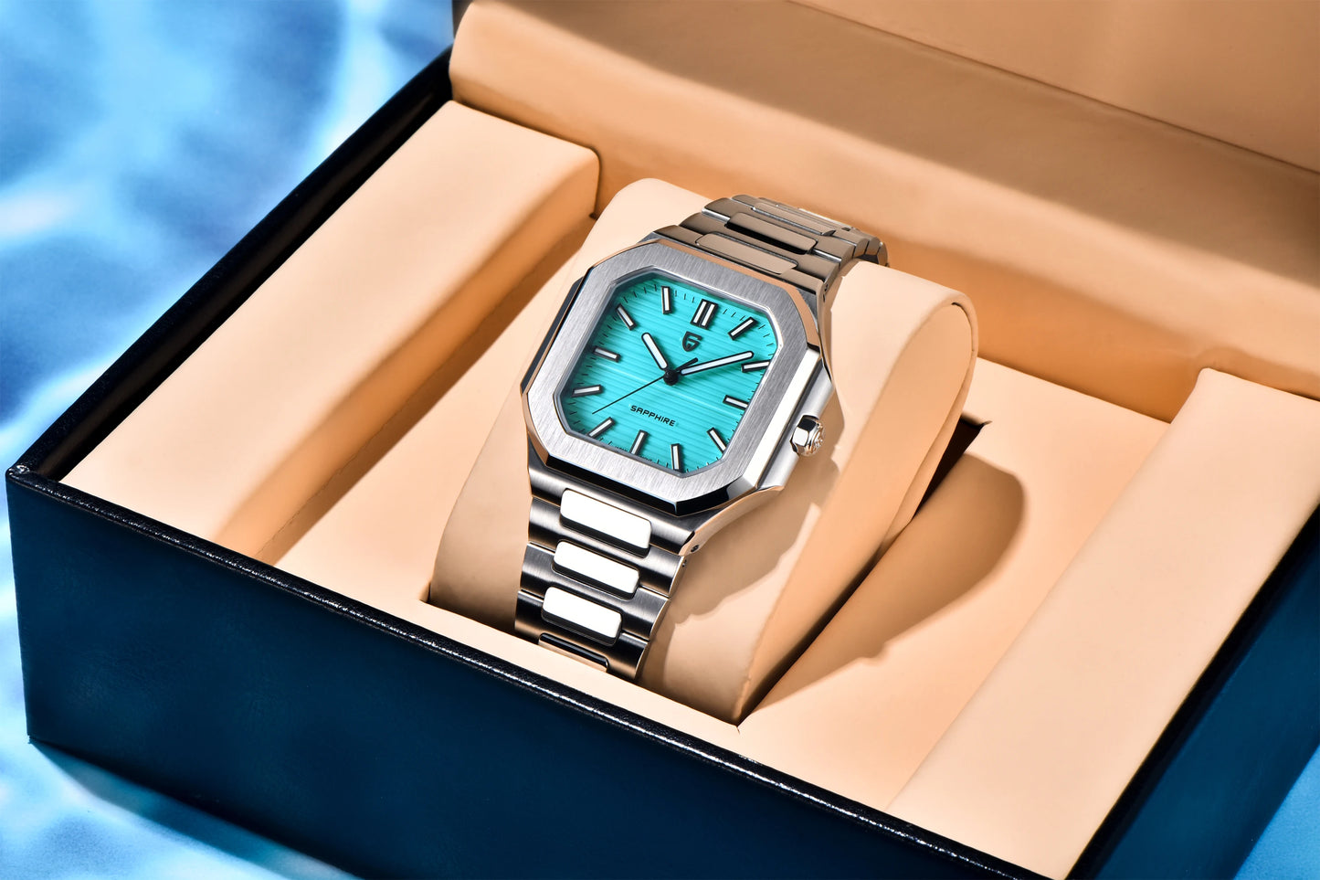 PAGANI DESIGN 2025 watch men's luxury retro quartz men's watch stainless steel sapphire crystal TMI VH31 movement 50m waterproof