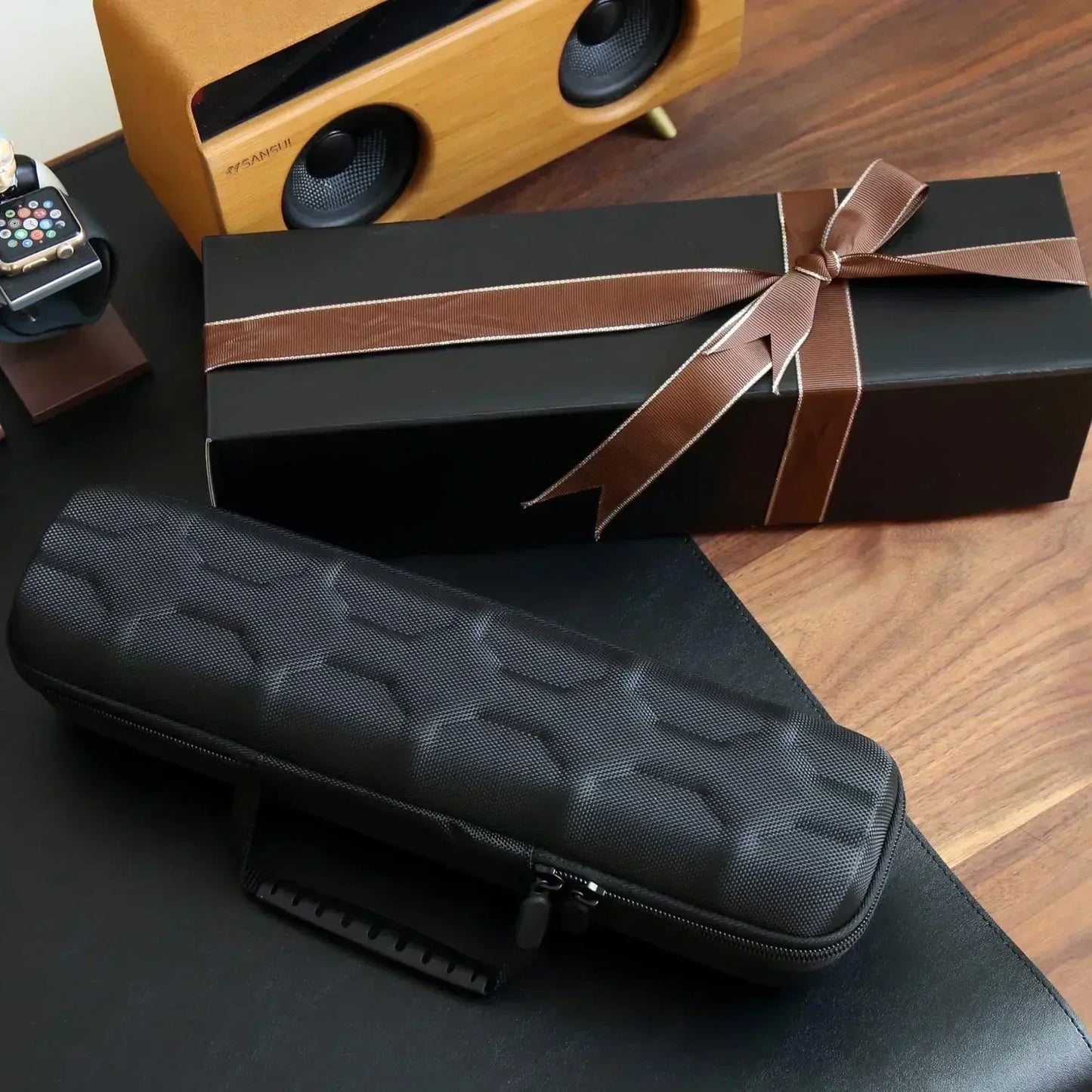 Watch Box Organizer for Men or Women Watch Travel Case Portable Storage Watch Display Holder for Wristwatches and Smart Watches