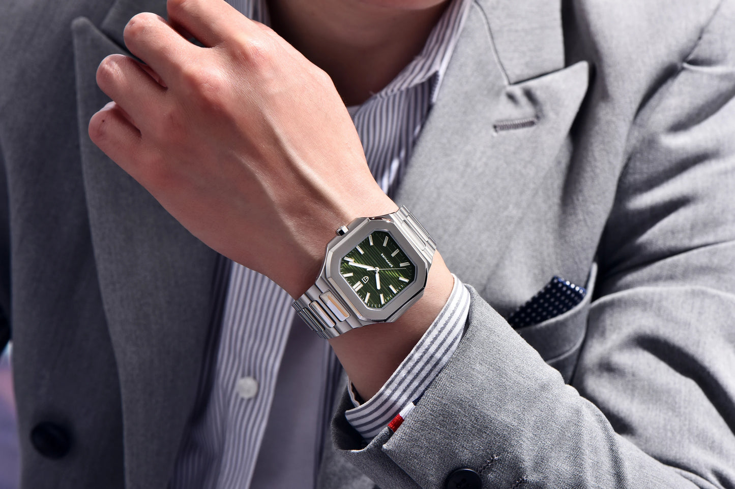 PAGANI DESIGN 2025 watch men's luxury retro quartz men's watch stainless steel sapphire crystal TMI VH31 movement 50m waterproof