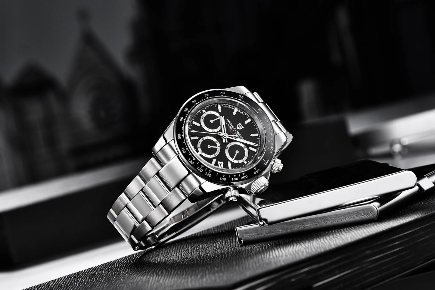 Men's Watch PAGANI DESIGN New Chronograph Quartz Watches For Man Luxury Sapphire Mirror Watches Complete Calendar Men Clock Gift