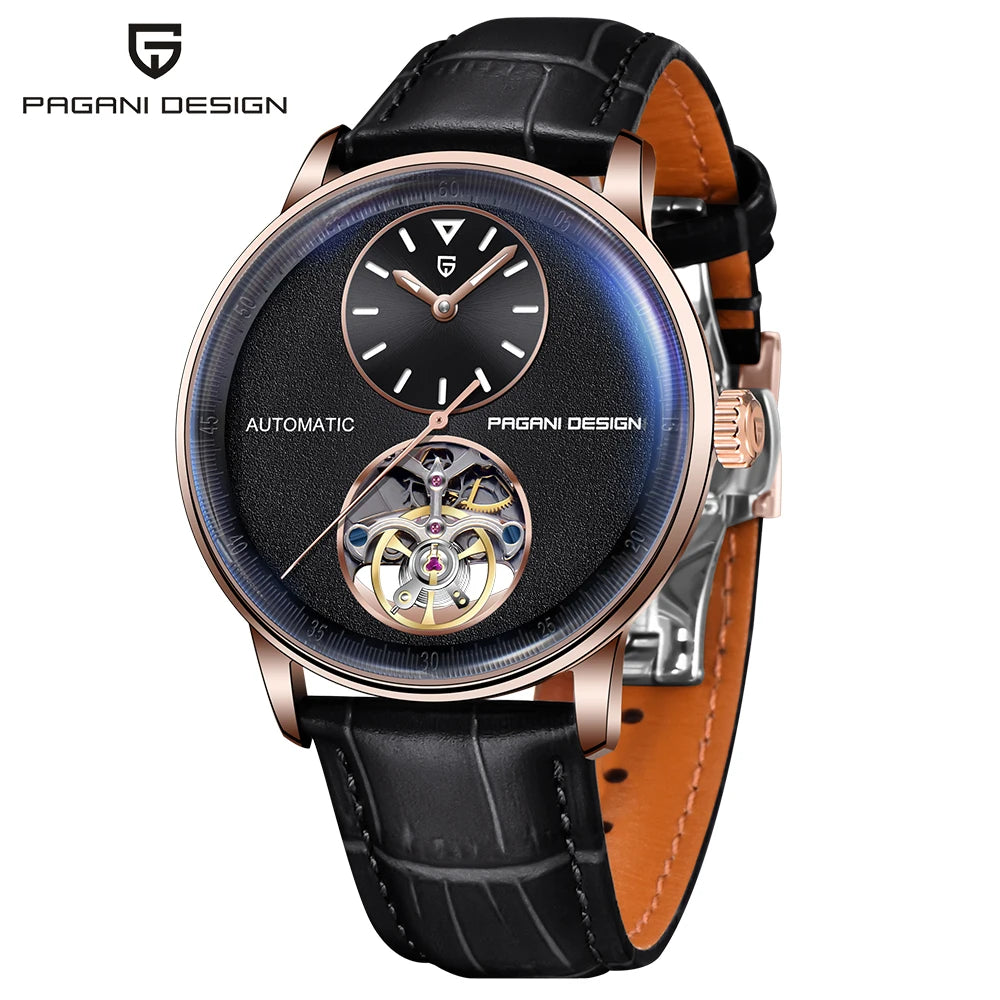 PAGANI DESING Watch 2025 New Simple Men Mechanical Watches Top Brand Business Waterproof 10Bar Leather Automatic Watch for Men