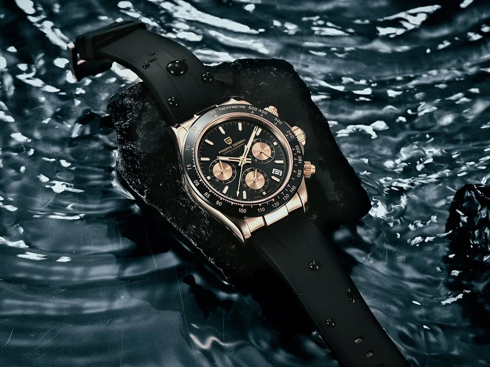 Pagani 2025 latest design men's luxury quartz watch high-quality sapphire glass VK63 fashion men's chronograph 100 m waterproof