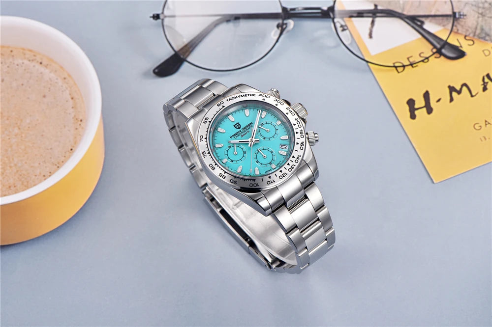 PAGANI DESIGN V2 40MM Luxury Men's Watches Top Brand Men's Sports Quartz Watches Sapphire Glass Automatic Date Speed Chronograph